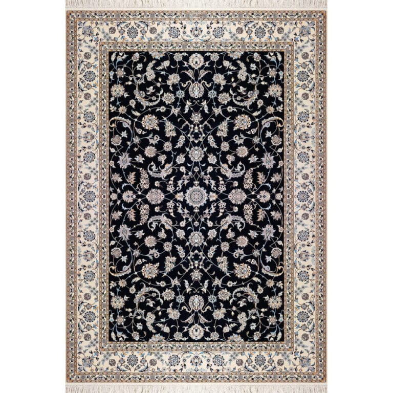 Perserteppich Nain 6La 60 Raj 205 x 300 cm Schurwolle & Seide Habibian signiert handgeknüpft