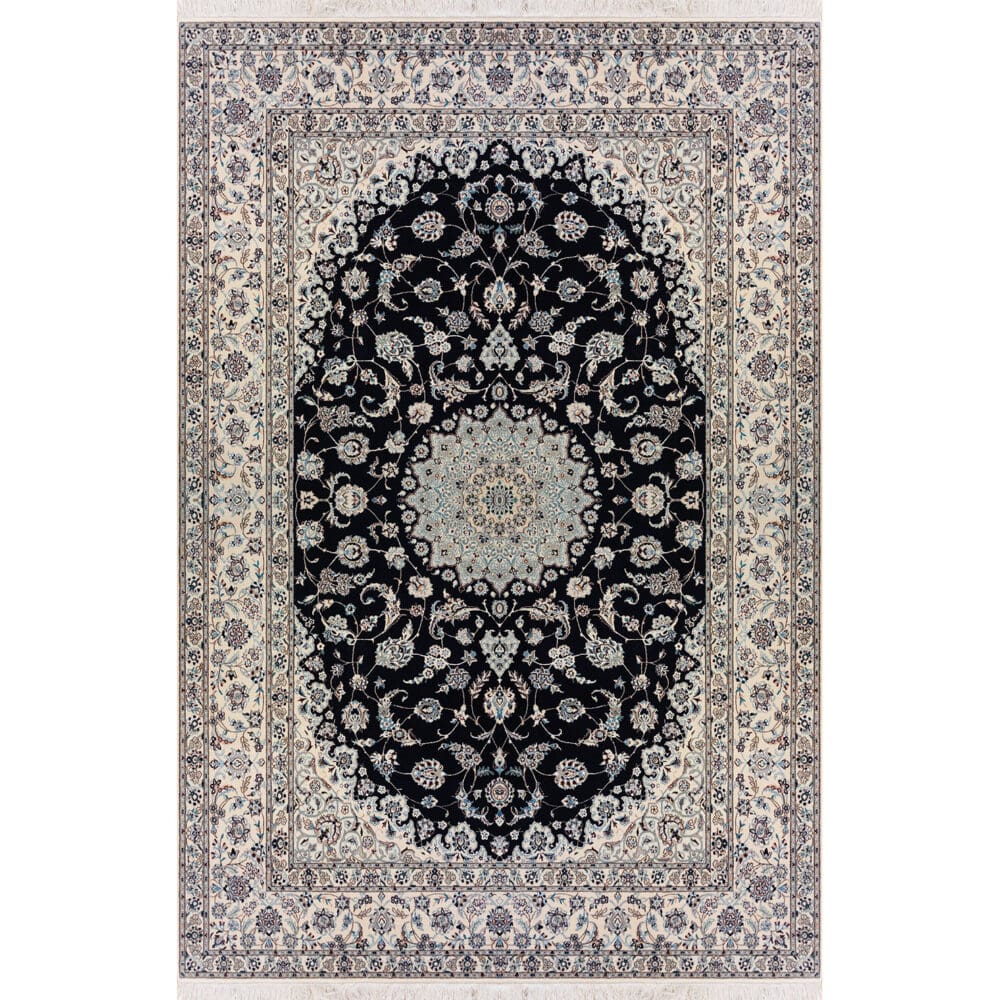 (Reserviert) Perserteppich Nain 6La 210 x 310 cm Schurwolle & Seide handgeknüpft
