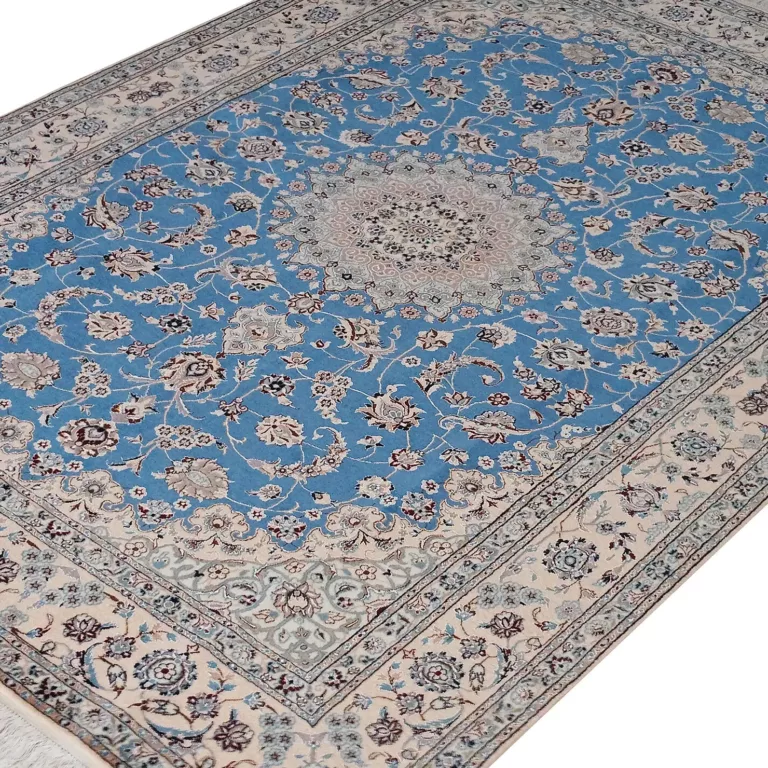 Perserteppich Nain Habibian signiert 6La 180 x 245 cm Wolle & Seide handgeknüpft