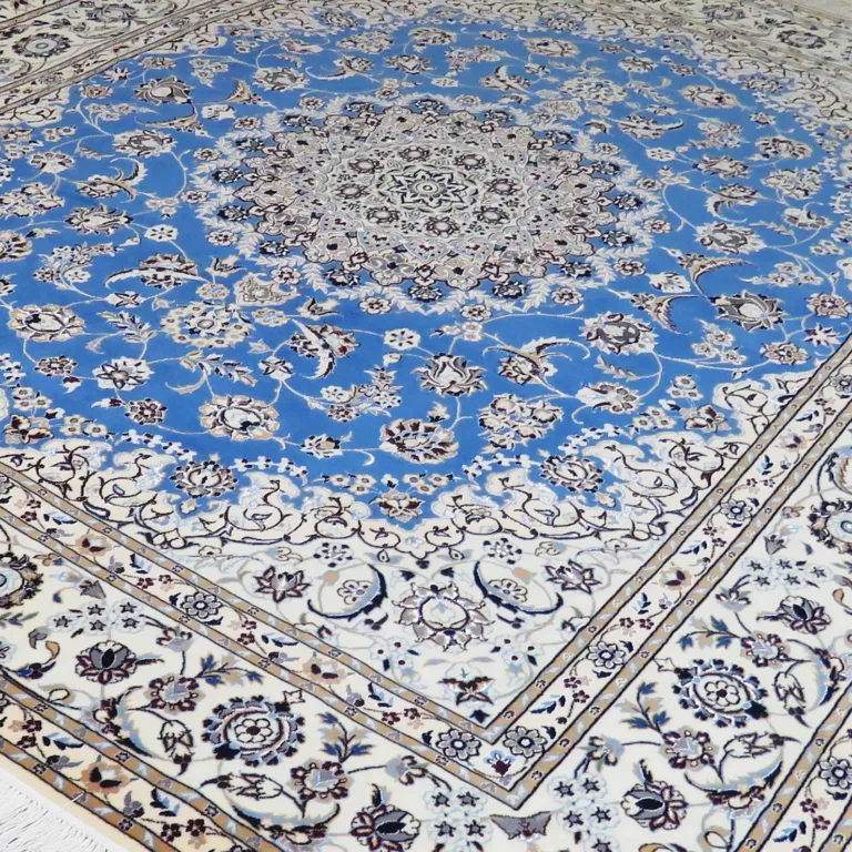 Perserteppich Nain 6La 210 x 260 cm Schurwolle & Seide handgeknüpft