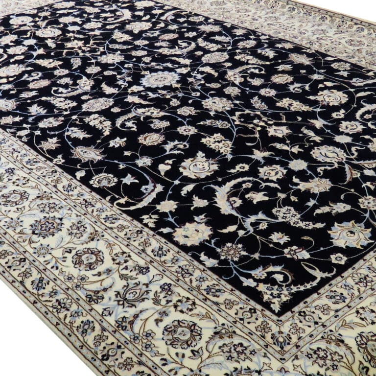 Perserteppich Nain 6La 60Raj 210 x 310 cm Wolle & Seide handgeknüpft