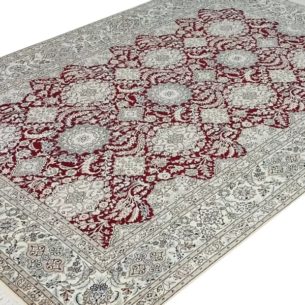 Perserteppich Nain 6La 60Raj 205 x 305 cm Schurwolle & Seide handgeknüpft