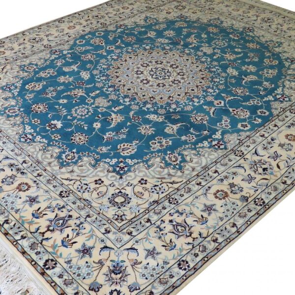 Perserteppich Nain 6La 230 x 180 cm Schurwolle & Seide handgeknüpft