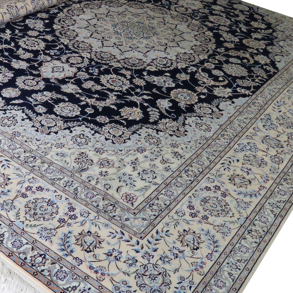 Perserteppich Nain 6La 350 x 260 cm Schurwolle & Seide handgeknüpft