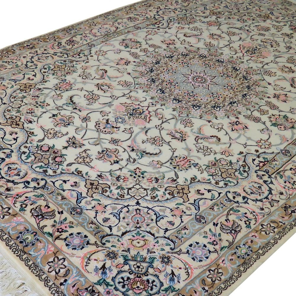 Perserteppich Nain 9La 160 x 245 cm Wolle & Seide handgeknüpft