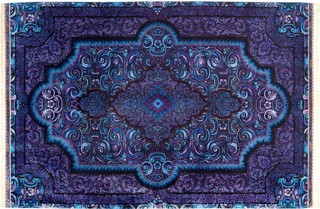 Erami Ghom Qom Seidenteppich 70 Raj Handgeknüpft