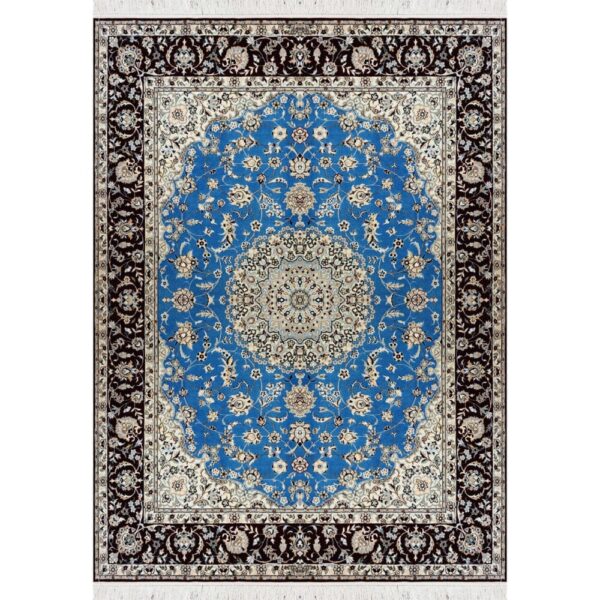 Perserteppich Nain 6La 60Raj 160 x 220 cm Seide & Schurwolle handgeknüpft Habibian signiert