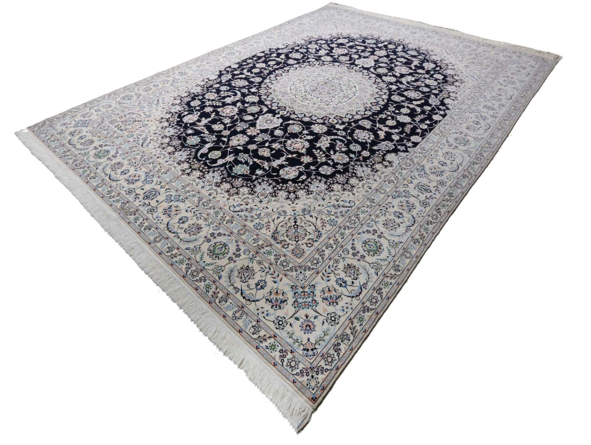 Perserteppich Nain 6La 301 x 410 cm Schurwolle handgeknüpft exklusiv