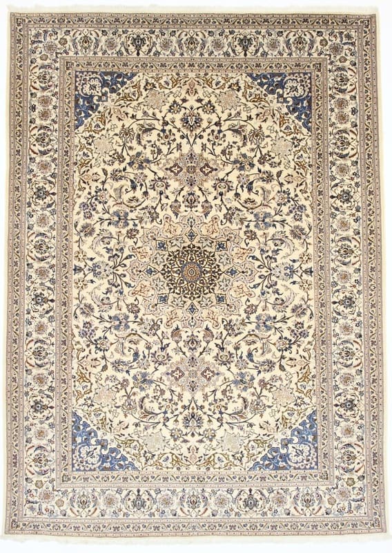 Perserteppich Nain 350 x 253 cm Wolle & Seide handgeknüpft H1
