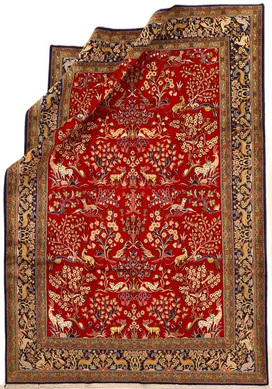 Perserteppich Ghom 330 x 230 cm Wolle & Seide handgeknüpft H1