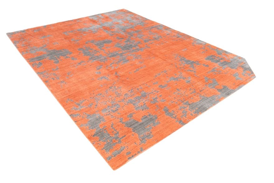 Orientteppich Indien 350 x 258 cm Wolle & Bamboo Seide handgeknüpft