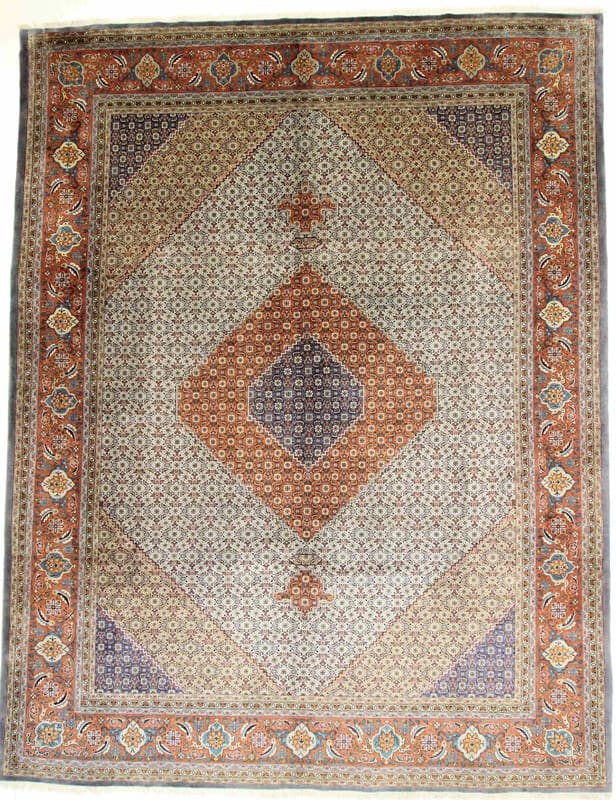 Perserteppich Tabriz 40Raj 400 x 312 cm Handgesponnene Wolle handgeknüpft
