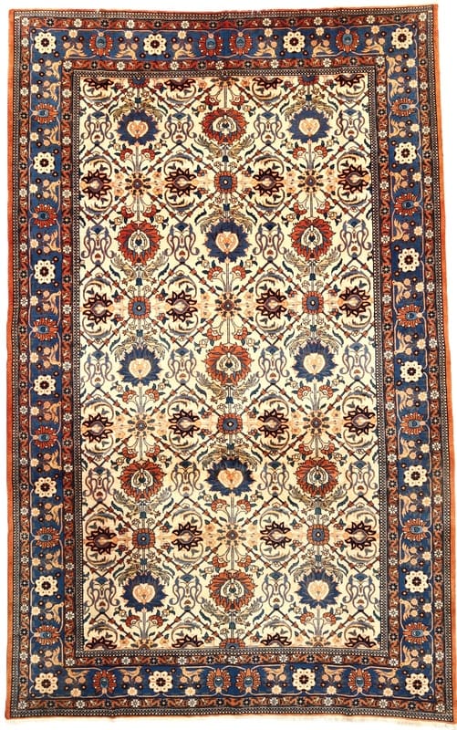 Perserteppich Waramin 324 x 204 cm Wolle handgeknüpft Unikat