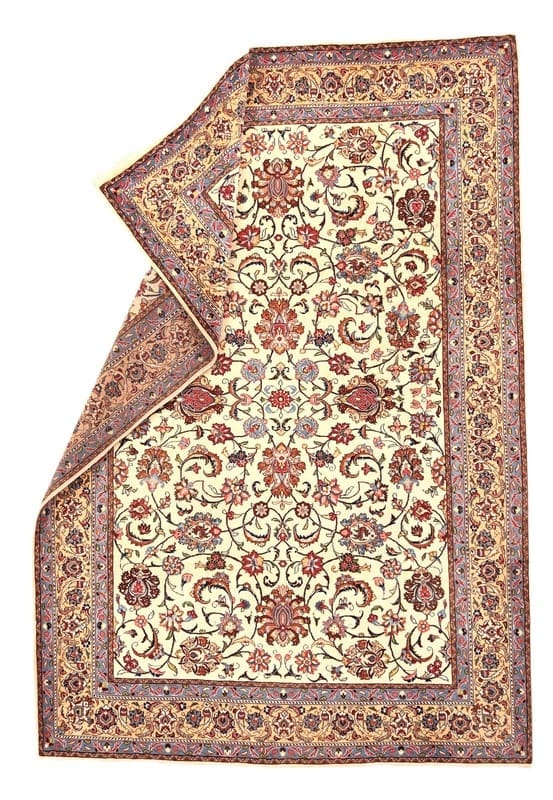 Perserteppich Sarough Farahan 308 x 210 cm Wolle handgeknüpft floral H1