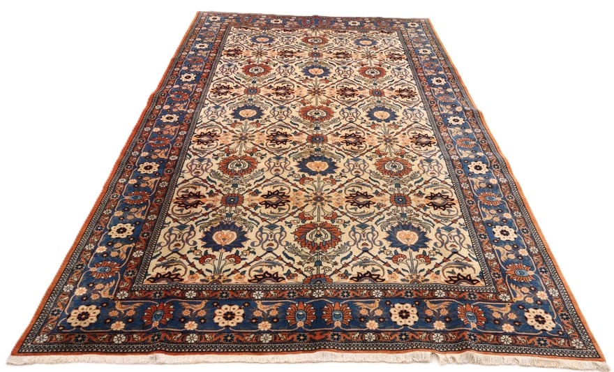 Perserteppich Waramin 324 x 204 cm Wolle handgeknüpft Unikat