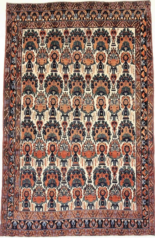Perserteppich Iran 308 x 217 cm Handgesponnene Wolle handgeknüpft