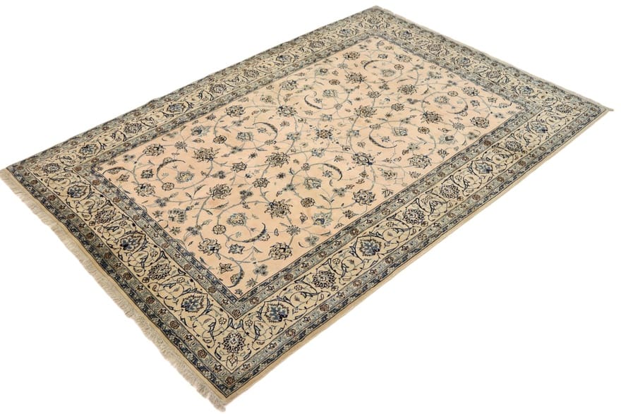 Perserteppich Nain 295 x 195 cm Wolle & Seide handgeknüpft H1