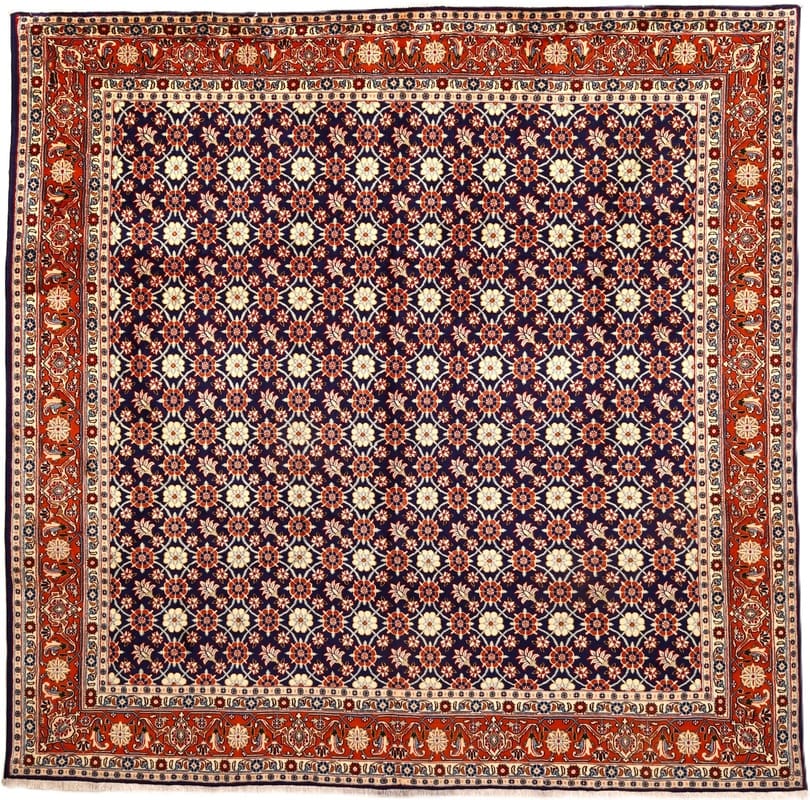 Perserteppich Varamin 289 x 293 cm Wolle handgeknüpft Unikat H1
