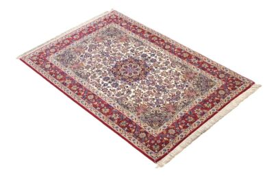 Perserteppich Isfahan 164 x 109 cm Wolle handgeknüpft elegant