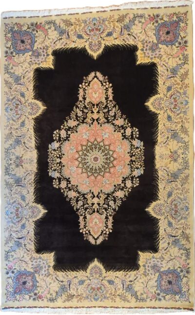 Perserteppich Täbriz 300 x 205 cm Schurwolle & Seide handgeknüpft