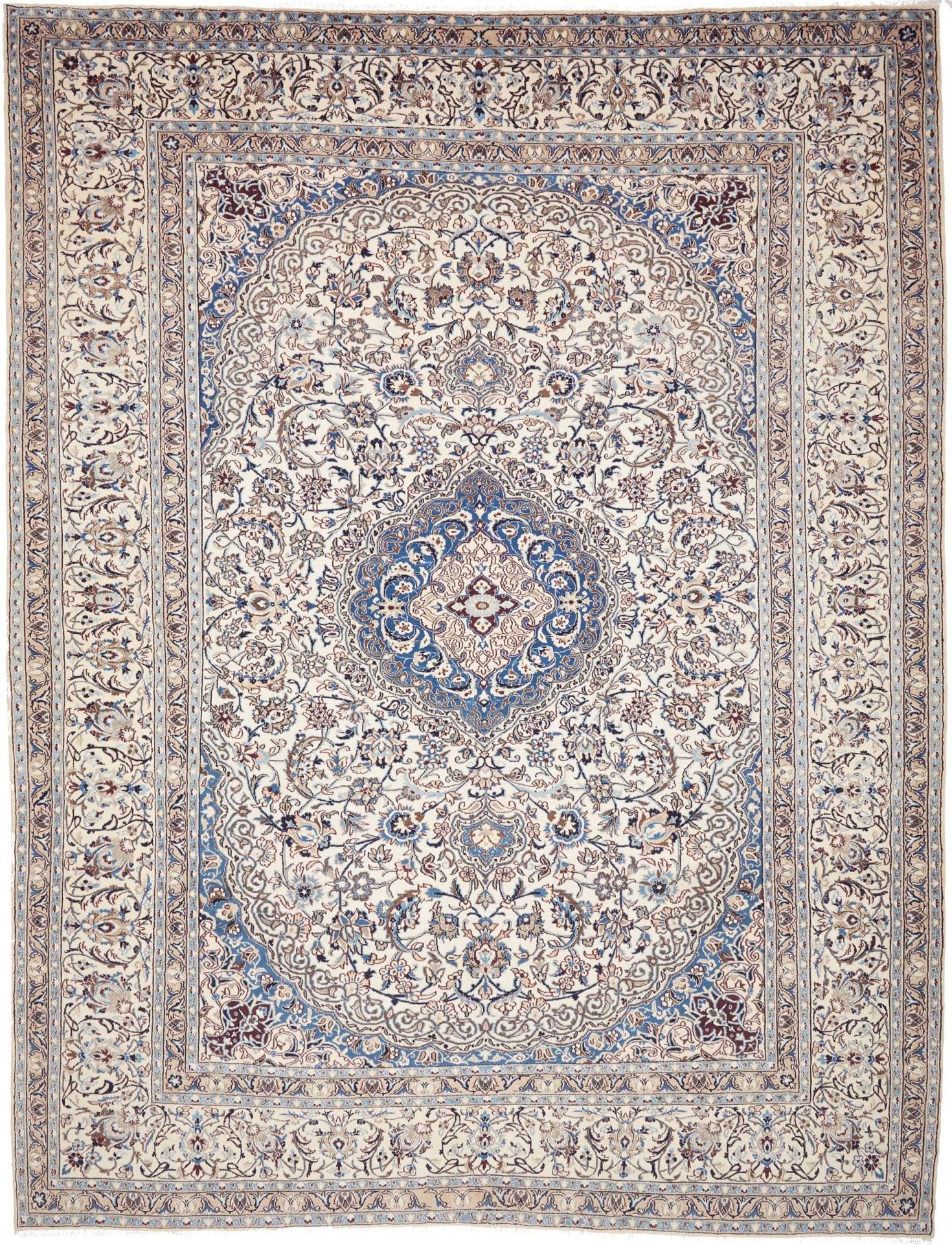 Perserteppich Nain 304 x 399 cm Schurwolle handgeknüpft exklusiv H1