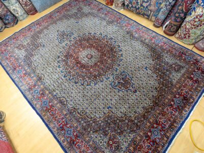 341x250cm Moud Handgeknüpfter Perserteppich W1(#471)