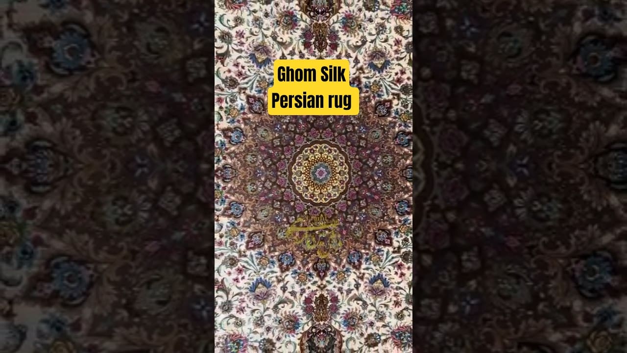 #Qomsilk #handgeknüpft #persischerTeppich #Dekoration #Kunstsammler #orientalischerTeppich #Innendesign