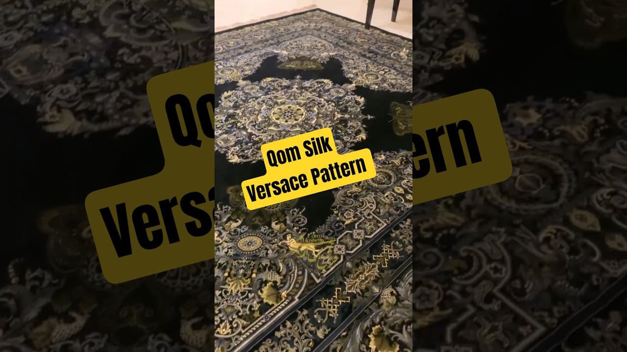 #versace #qomsilkcarpet #perserteppich #handgeknüpft #teppichbazar #tappetopersiano #tapispersan #iran