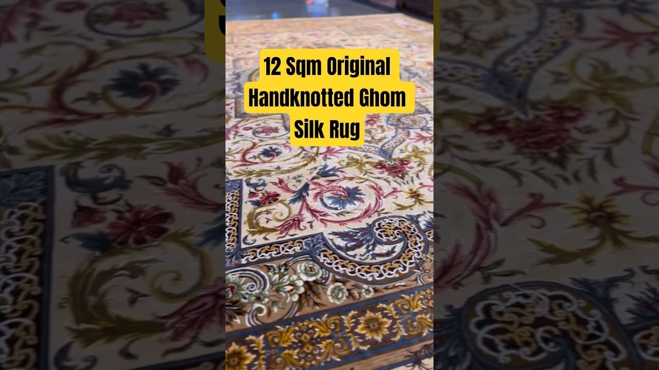 XXL Groß 12 m² #handgeknüpft #seide #seidenteppich #orientalischerTeppich #seidenteppich