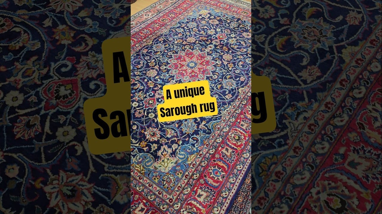 #Sarough Teppich #Persischer Teppich #Handgeknüpft #Wohnkultur #Orientteppich #Inneneinrichtung #Einzigartige Farben