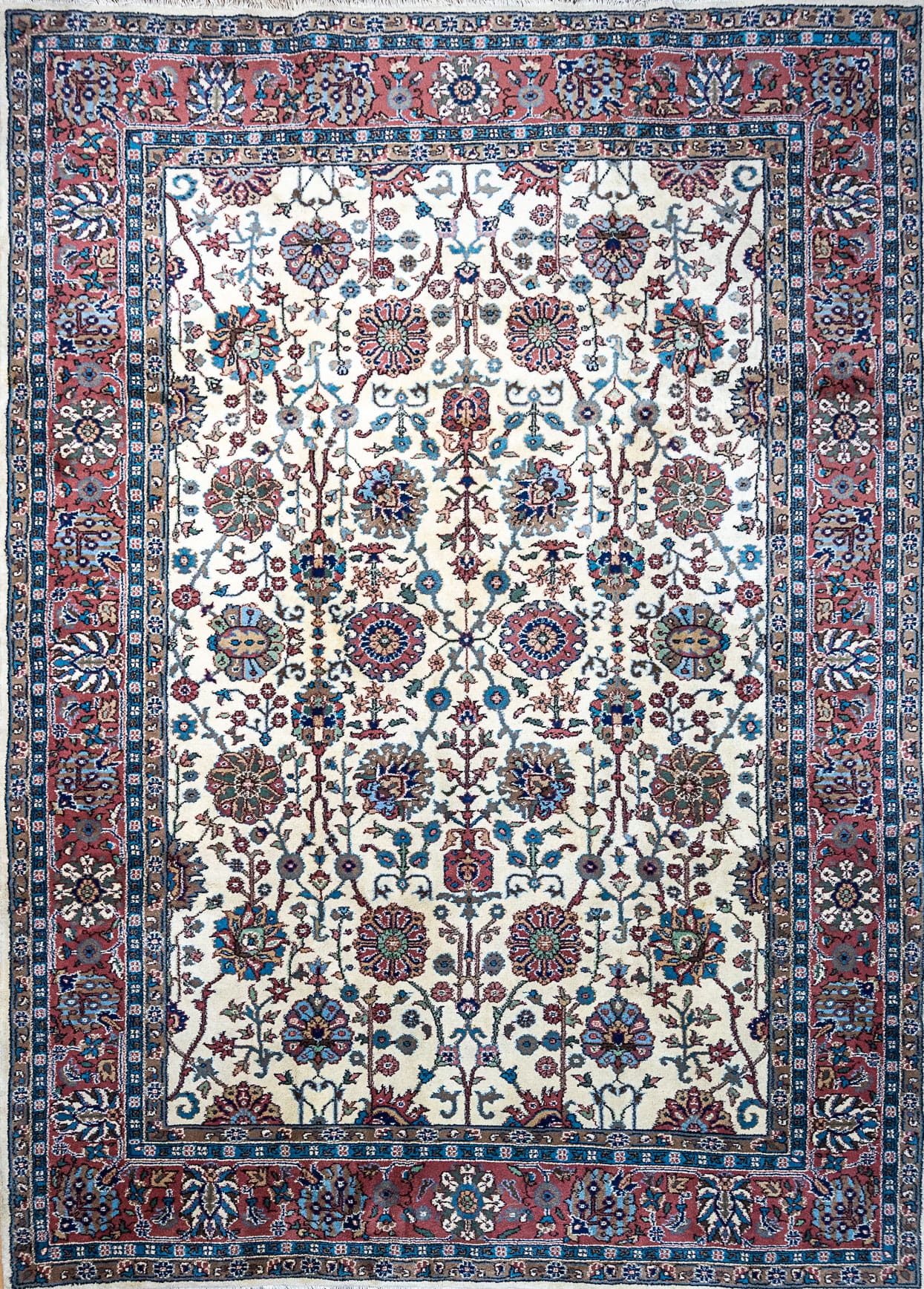 332x239cm Oushak Türkei Handgeknüpfter Perserteppich W1(#486)