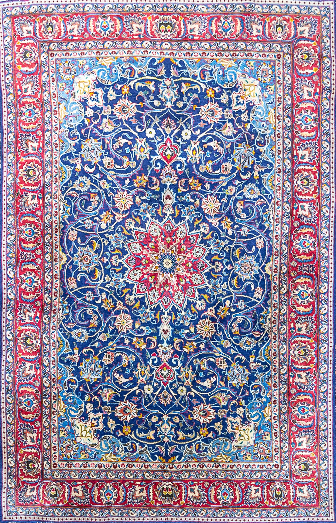 302x193cm Sarough Farahan Handgeknüpfter Perserteppich W1(#492)