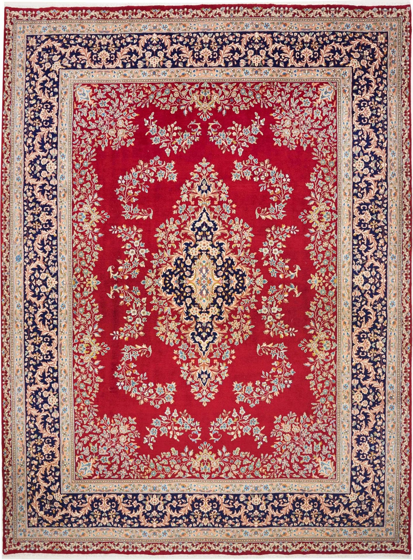 Perserteppich Kirman 301 x 401 cm Schurwolle handgeknüpft