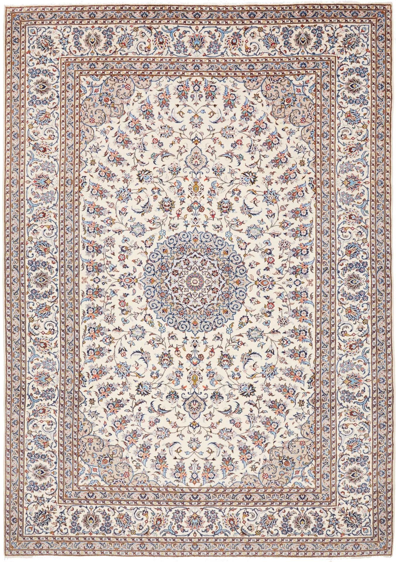 Perserteppich Kashan 289 x 403 cm Schurwolle handgeknüpft hochwertig H1