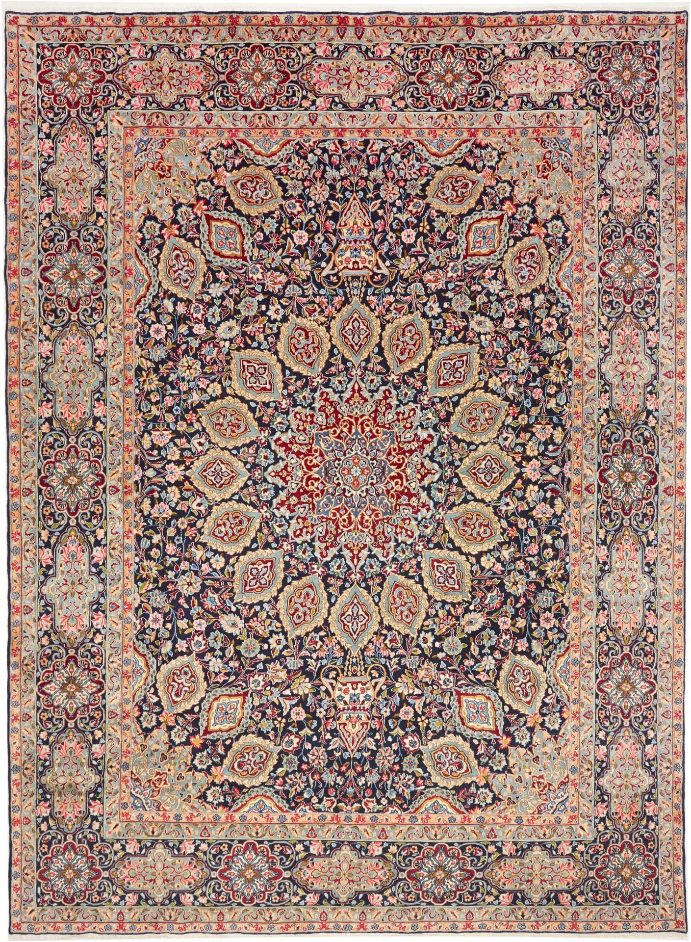 Perserteppich Kirman 279 x 377 cm Schurwolle handgeknüpft H1
