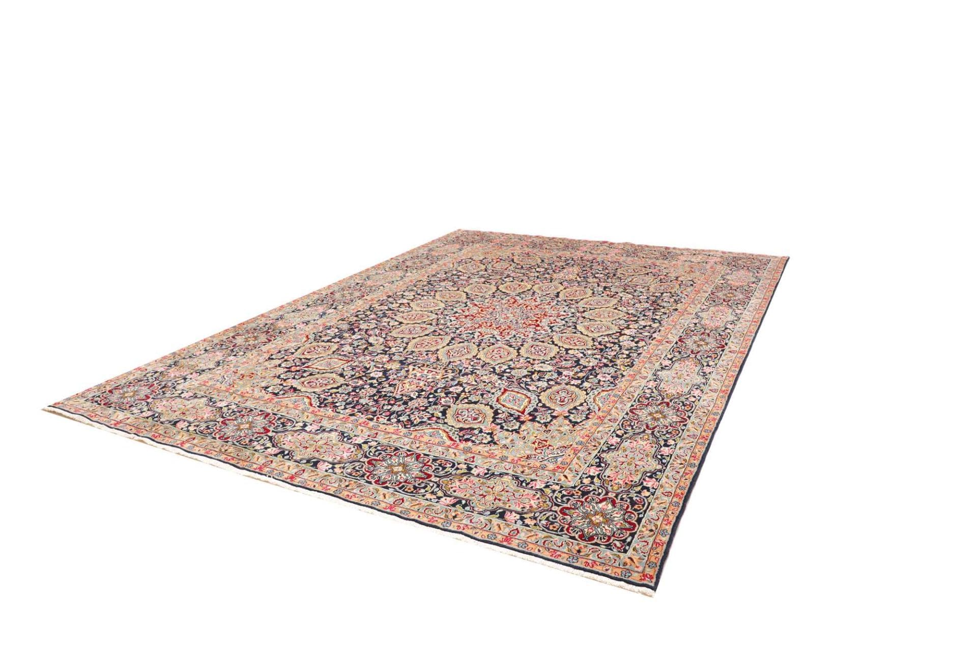 Perserteppich Kirman 279 x 377 cm Schurwolle handgeknüpft H1