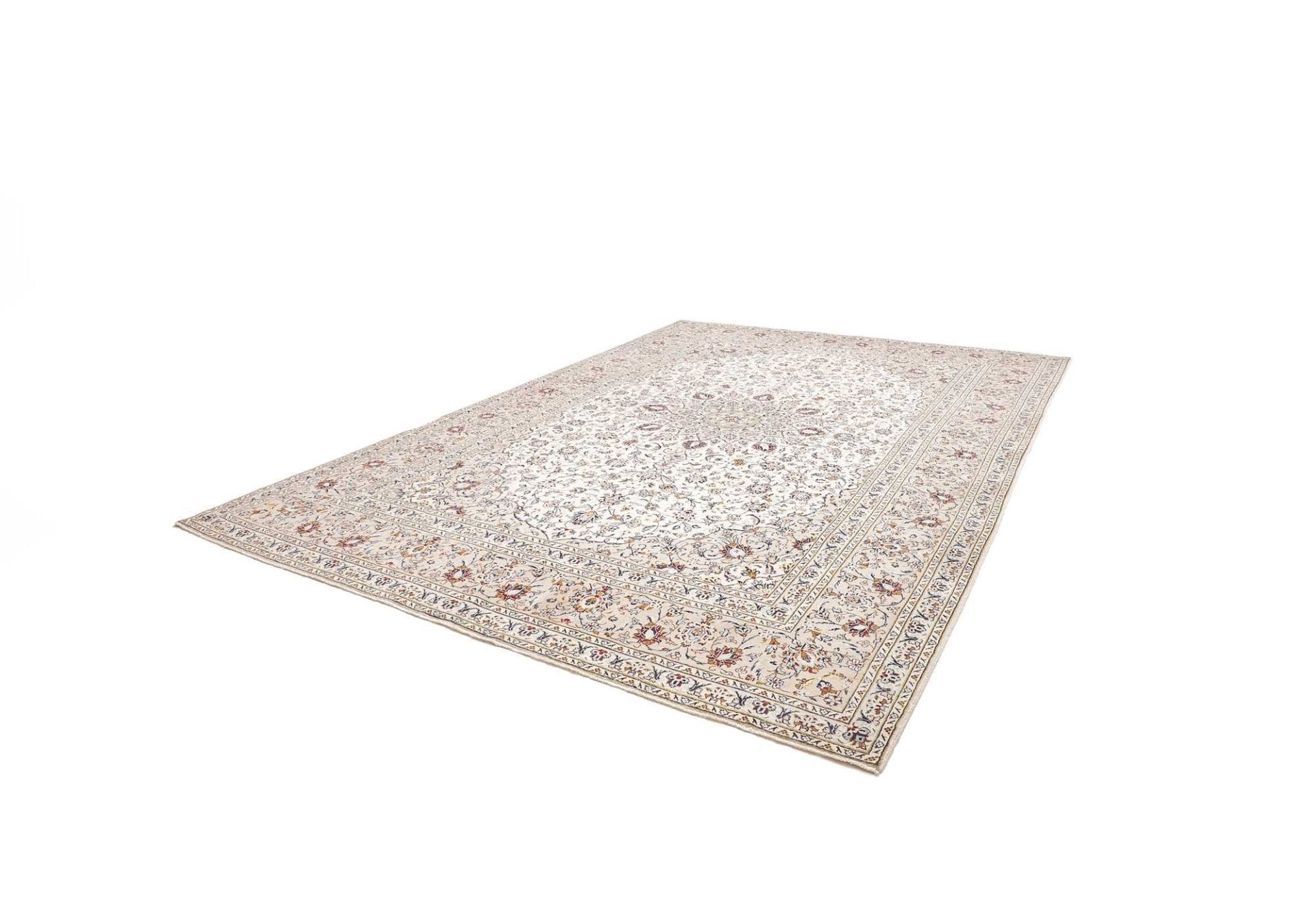 Perserteppich Kashan 291 x 402 cm Schurwolle handgeknüpft hochwertig