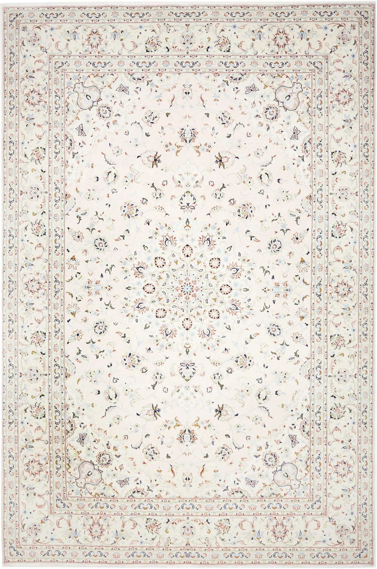 Perserteppich Kashan 246 x 369 cm Schurwolle handgeknüpft robust H1