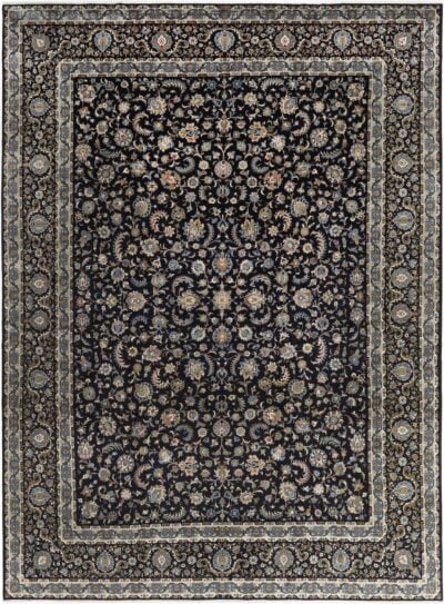 Perserteppich Kashan 351 x 479 cm Schurwolle handgeknüpft hochwertig