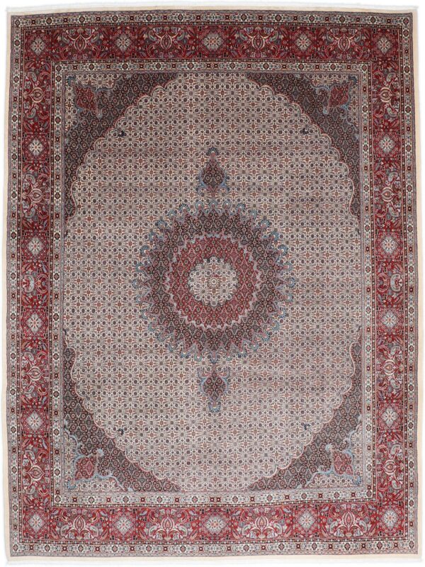 Perserteppich Moud 300 x 395 cm Schurwolle & Seide handgeknüpft