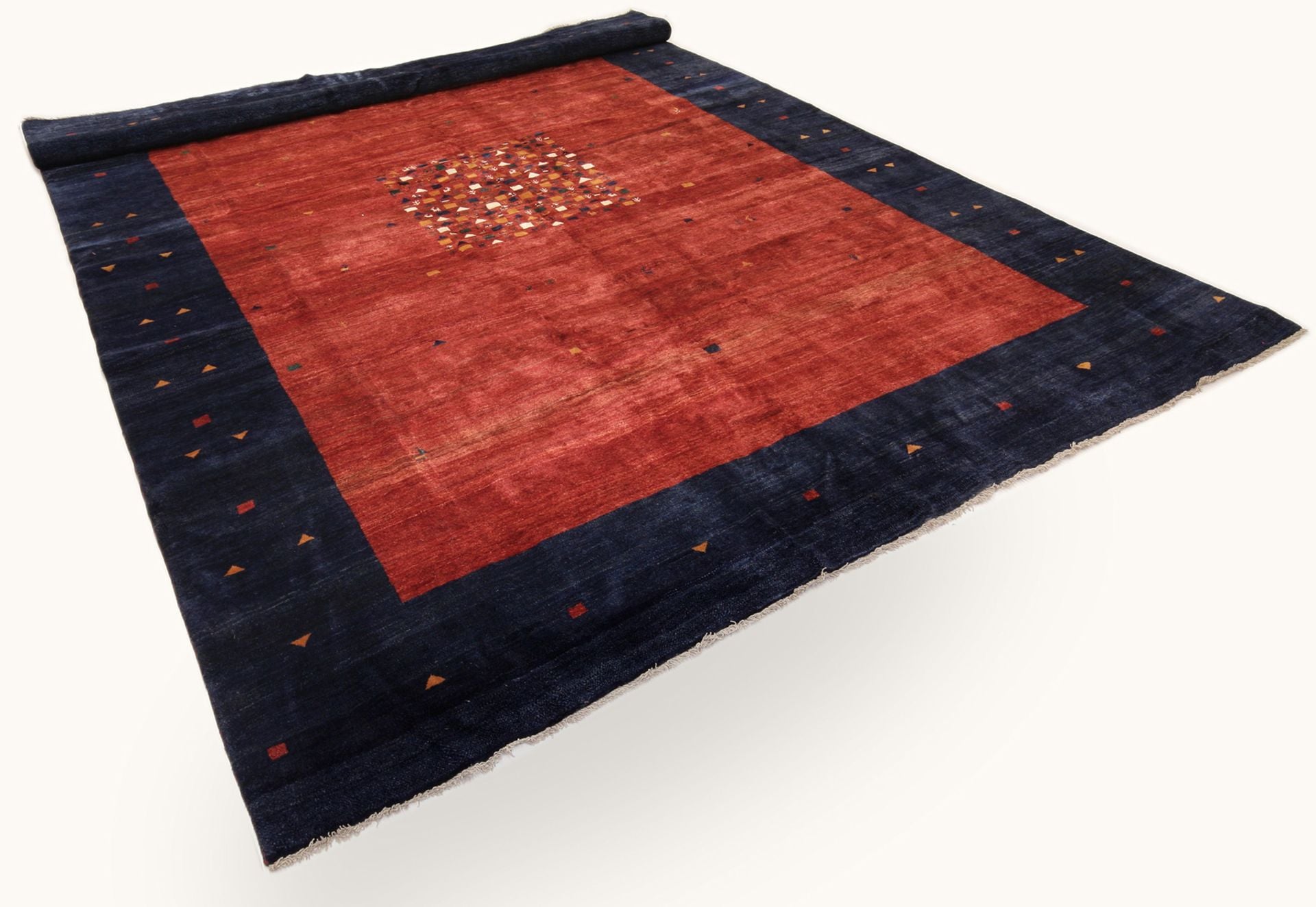 Perserteppich Gabbeh 393 x 548 cm Schurwolle handgeknüpft weich