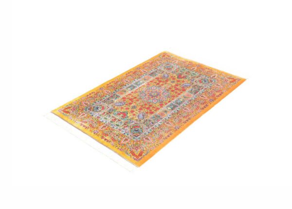 Perserteppich Ghom 82 x 120 cm Seide handgeknüpft exklusiv Seidenteppich