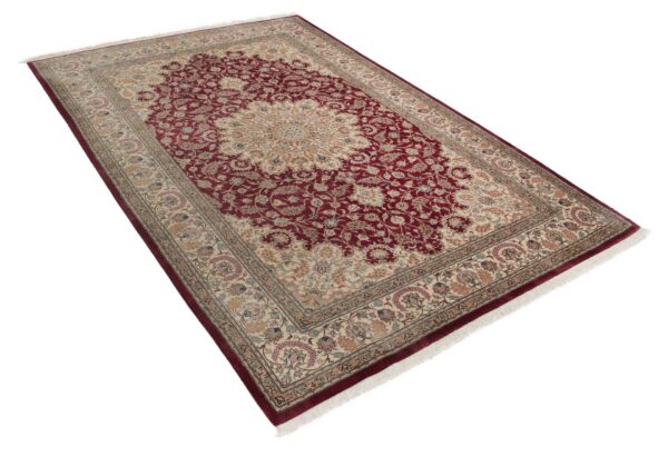 Perserteppich Ghom 134 x 198 cm 100% Seide handgeknüpft exklusiv Seidenteppich