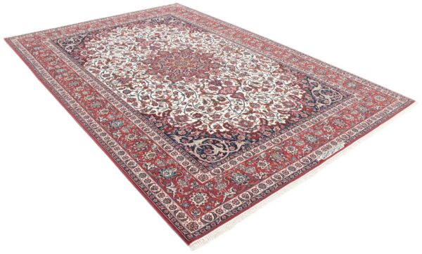 Perserteppich Isfahan 208 x 305 cm Schurwolle & Seide handgeknüpft