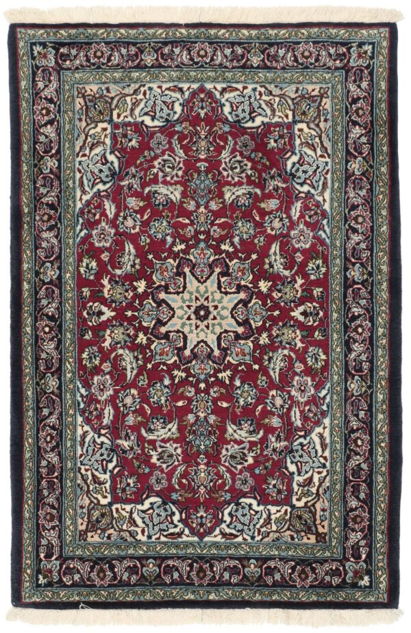 Perserteppich Isfahan 68 x 103 cm Schurwolle & Seide handgeknüpft