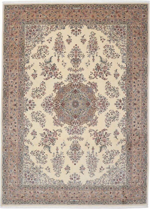 Perserteppich Isfahan 240 x 336 cm Schurwolle & Seide handgeknüpft H1