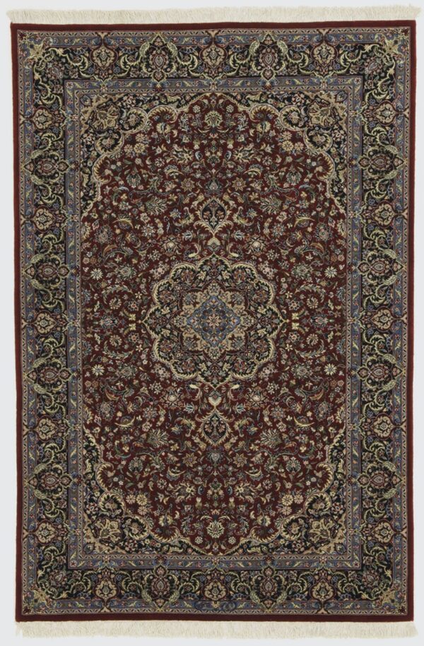Perserteppich Isfahan 102 x 155 cm Schurwolle & Seide handgeknüpft