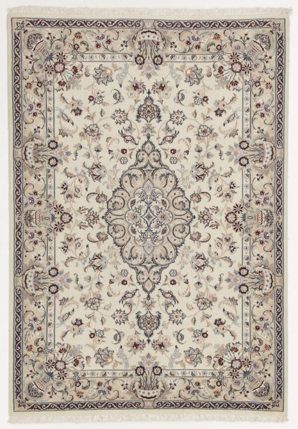 Perserteppich Isfahan 110 x 160 cm Schurwolle & Seide handgeknüpft