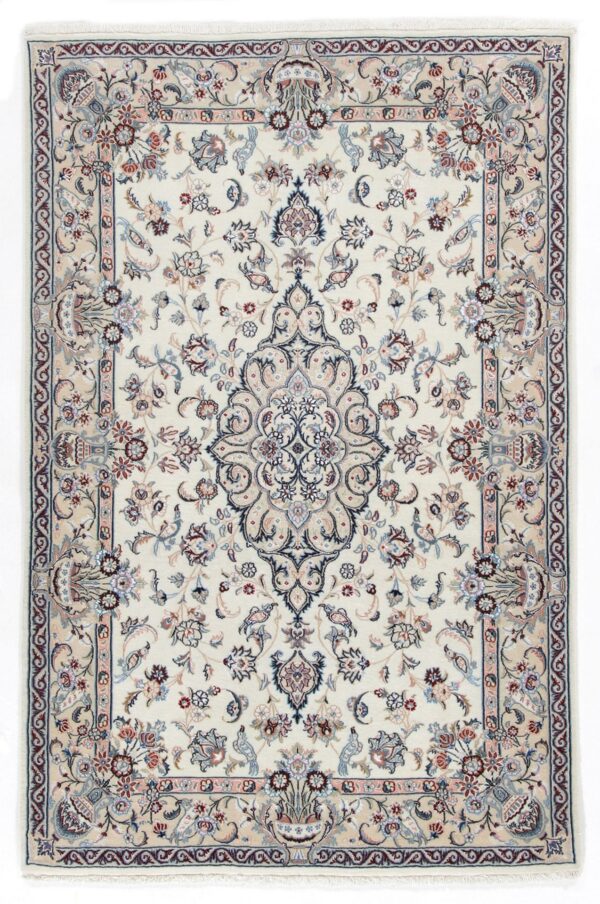Perserteppich Isfahan 104 x 160 cm Schurwolle & Seide handgeknüpft
