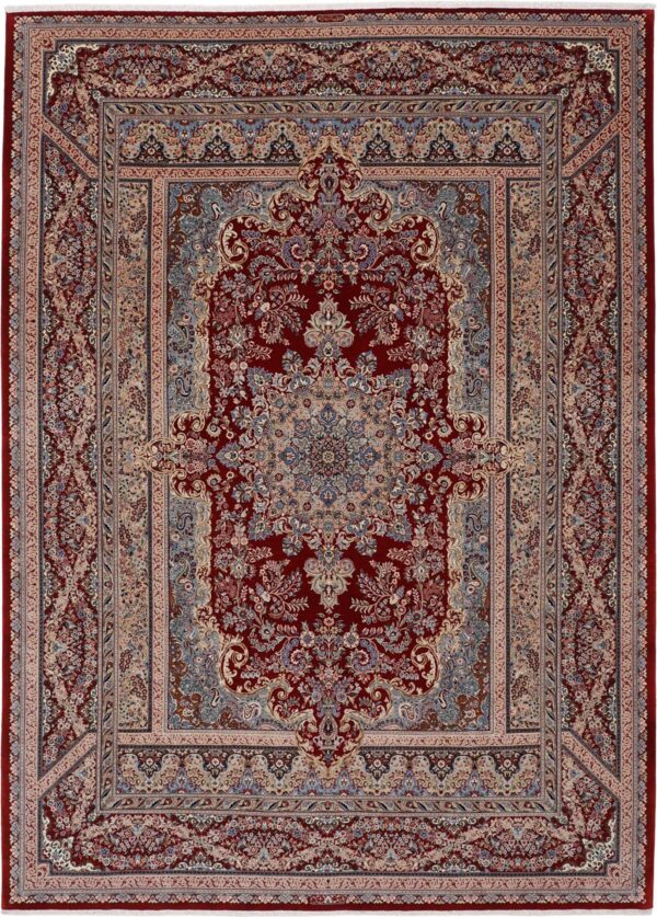 Perserteppich Isfahan 243 x 335 cm Schurwolle & Seide handgeknüpft H1